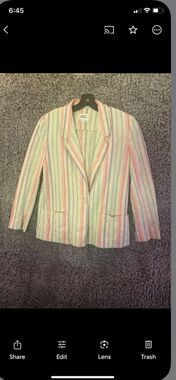 Country Suburbans Women's Striped Skirt & Blazer Set Vintage 90s, Size 10